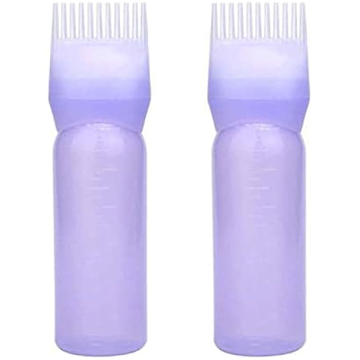 SOLDOUT 120ml Salon Hair Coloring Dyeing Dye Bottle Applicator Dispensing Brush Tool Hot Hair Care Bottle (Pack of 2) - Image 1